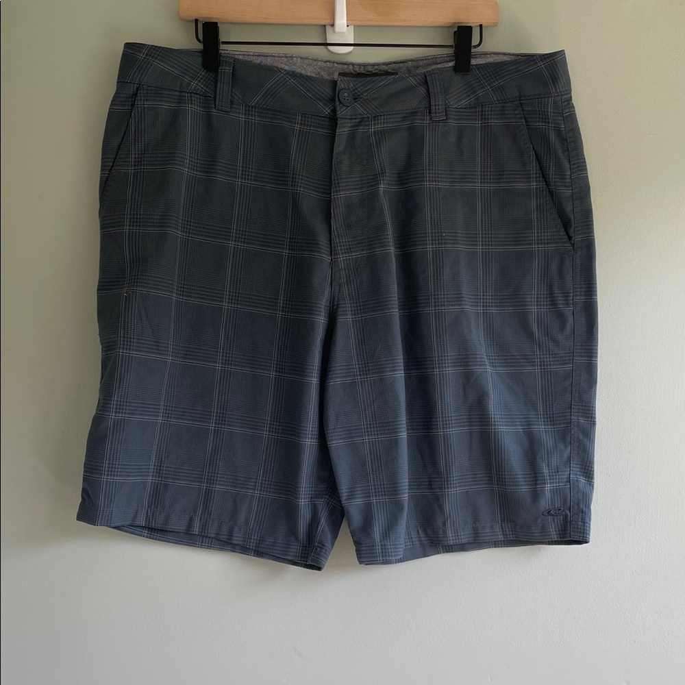 O'Neill Charcoal Plaid Men's Shorts
